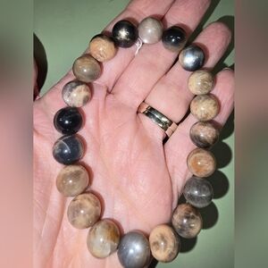 10mm Black Moonstone Bracelet
